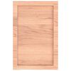 vidaXL Wandregal Hellbraun 40x60x(2-6) cm Massivholz Eiche Behandelt