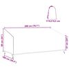 vidaXL Abdeckung f&uuml;r Gartenbank 200 x 100 x 89 cm 600D Oxford Stoff
