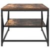 vidaXL Couchtisch Ger&auml;ucherte Eiche 90 x 50 x 40 cm