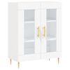 vidaXL Highboard Wei&szlig; 69,5x34x180 cm Holzwerkstoff