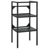 vidaXL Badezimmer Waschtischgestell Schwarz 40x38x83 cm Eisen