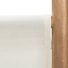 vidaXL 6-tlg. Paravent Faltbar 240 cm Bambus und Canvas