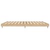vidaXL Bettgestell ohne Matratze Sonoma-Eiche 140x200 cm Holzwerkstoff