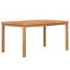 vidaXL 7-tlg. Garten-Essgruppe Massivholz Teak