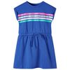 Kinderkleid mit Kordelzug Kobaltblau 140