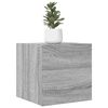 vidaXL TV-Wandschr&auml;nke 2 Stk. Grau Sonoma 30,5x30x30 cm