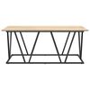 vidaXL Couchtisch Sonoma-Eiche 100 x 50 x 40 cm Sperrholz und Metall