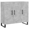 vidaXL Sideboard Betongrau 90x34x80 cm Holzwerkstoff