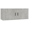 vidaXL TV-Wandschrank Betongrau 100x34,5x40 cm