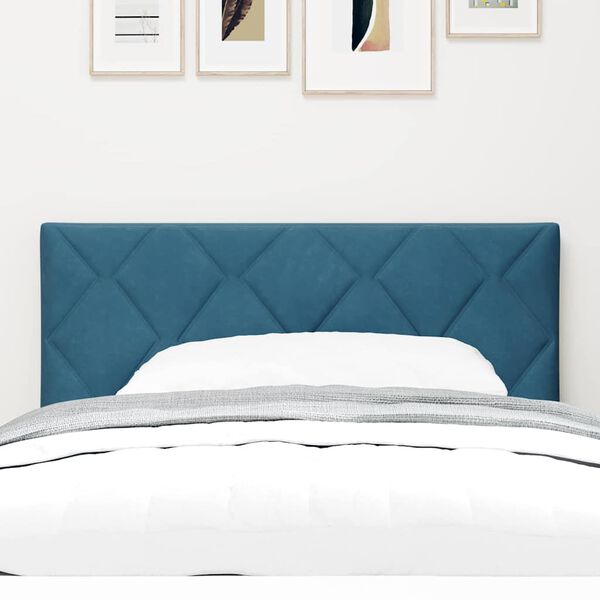 vidaXL Kopfteil Dunkelblau 100 cm Samt