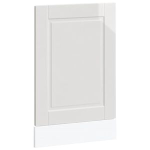 vidaXL Geschirrsp&uuml;lerblende Porto Hochglanz-Wei&szlig; 45x1,5x67 cm