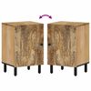 vidaXL Badschrank 38x33x58 cm Massivholz Mango