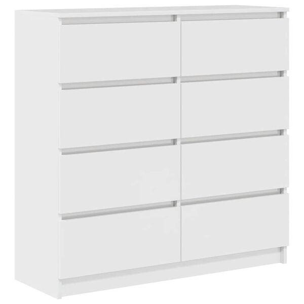 vidaXL Sideboard Wei&szlig; 100x35x99 cm Holzwerkstoff