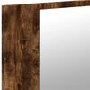vidaXL LED-Spiegelschrank R&auml;uchereiche 80x12x45 cm Acryl