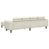 vidaXL Wohnzimmer Couch 3 pcs Creme
