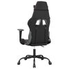 vidaXL Gaming-Stuhl Schwarz und Weinrot Kunstleder