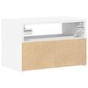 vidaXL Wand-Nachttisch Wei&szlig; 45x26x28,5 cm