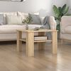 vidaXL Couchtisch Sonoma-Eiche 60x60x42 cm Holzwerkstoff