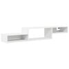 vidaXL Wandmontierter TV-Schrank Wandhalterung Wei&szlig; 150 x 28 x 26 cm