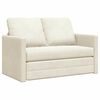 vidaXL Schlafsofa Creme 204 x 122 x 60 cm Samt