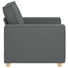 vidaXL Sofa Stuhl Dunkelgrau 60 cm Stoff