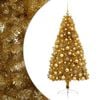 vidaXL K&uuml;nstlicher Weihnachtsbaum mit Weihnachtskugel 210 cm 300 LEDs