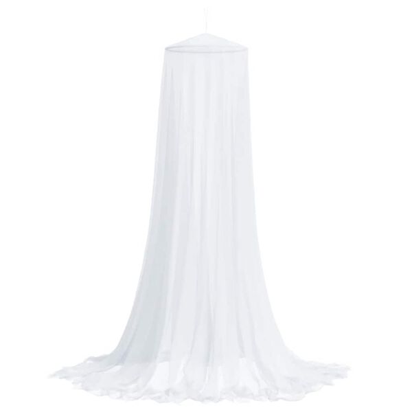 vidaXL Moskitonetz f&uuml;r Bett 220 Mesh Wei&szlig; 56x56x220 cm