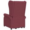 vidaXL Massagesessel mit Aufstehhilfe Weinrot Stoff