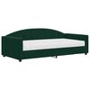 vidaXL Tagesbett mit Matratze Dunkelgr&uuml;n 100x200 cm Samt