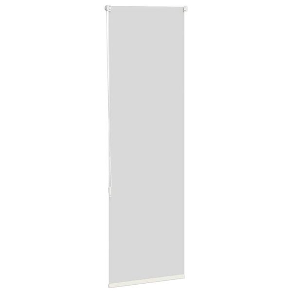 vidaXL Verdunkelungsrollo Cremewei&szlig; 50x150cm Stoffbreite 45,7 cm