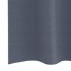 vidaXL Verdunkelungs-Vorh&auml;nge mit Ringen 2 pcs Anthrazit 140 x 140 cm