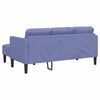 vidaXL Sofa Set mit Kissen 2 pcs Jeans blau Polyester