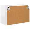 vidaXL TV-Wandschrank Hochglanz Wei&szlig; 59,5 x 31 x 40 cm Holzwerkstoff