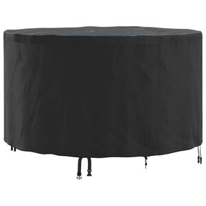 vidaXL M&ouml;belbezug 102 x 102 x 71 cm 210D Oxford Stoff Rund Wasserdicht