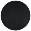 vidaXL Teppich OVIEDO Kurzflor Schwarz &Oslash; 200 cm
