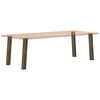 vidaXL Konsolentischbeine 4 Stk. Naturstahl 72 cm Stahl