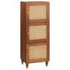 vidaXL Hohes brett Braun 40 x 33,5 x 110 cm Massivholz Mango