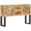 vidaXL Sideboard 110x30x74 cm Raues Mangoholz