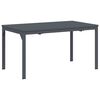 vidaXL Garten Essgruppe 9 pcs Anthrazit Pulverbeschichteter Stahl