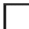 vidaXL 6-tlg. Garten-Essgruppe mit Kissen Schwarz Poly Rattan