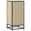 vidaXL Sideboard Sonoma-Eiche 35,5x35x76 cm Holzwerkstoff und Metall