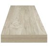 vidaXL Schweberegale 4 Stk. Eichen-Optik 120x23,5x3,8 cm MDF