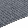 vidaXL Teppichl&auml;ufer Hellgrau 80 x 150 cm Stoff