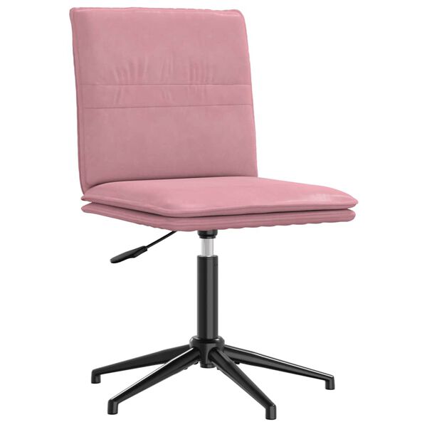 vidaXL Esszimmerstuhl Rosa Samt