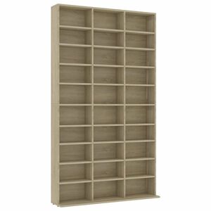 vidaXL CD-Schrank Sonoma-Eiche 102x23x177,5 cm Holzwerkstoff
