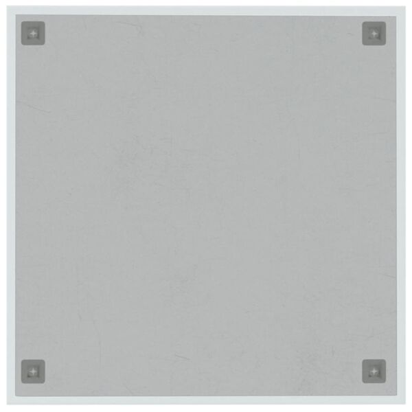 vidaXL Magnettafel Wandmontage Wei&szlig; 60x60 cm Hartglas