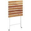 vidaXL Bistrotisch Klappbar 55x54x71 cm Massivholz Akazie und Stahl