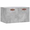 vidaXL Wandschrank Betongrau 60x36,5x35 cm Holzwerkstoff