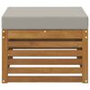 vidaXL Outdoor-Fu&szlig;hocker Massivholz Akazie Natur