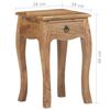 vidaXL Nachttisch 28x28x46 cm Massivholz Mango